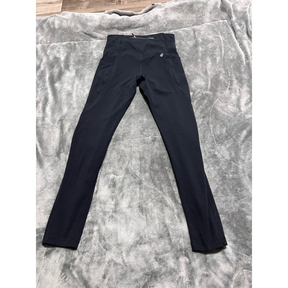 All Access Women Black High Waisted 7/8 Leggings Pocket BR527040 Small - Picture 4 of 4